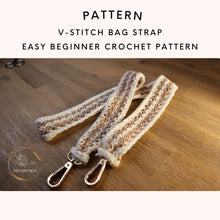 Load image into Gallery viewer, V-stitch bag strap
