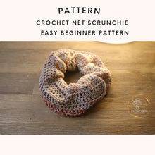Load image into Gallery viewer, crochet net scrunchie
