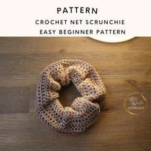 Load image into Gallery viewer, crochet net scrunchie
