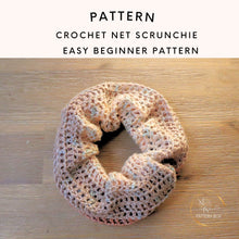 Load image into Gallery viewer, crochet net scrunchie
