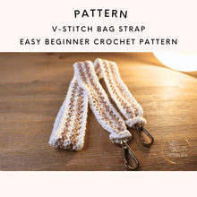 Load image into Gallery viewer, V-stitch bag strap
