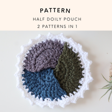 Load image into Gallery viewer, Half doily earphone pouch
