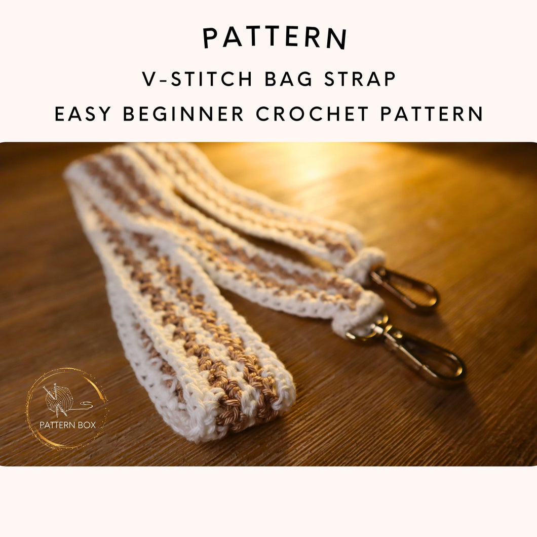 V-stitch bag strap