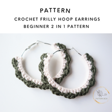 Load image into Gallery viewer, Frilly hoop earrings
