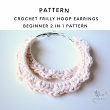 Load image into Gallery viewer, Frilly hoop earrings
