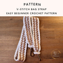 Load image into Gallery viewer, V-stitch bag strap
