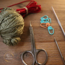 Load image into Gallery viewer, net crochet scrunchie
