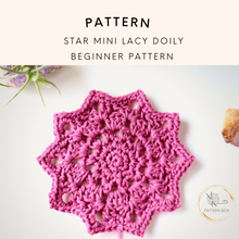 Load image into Gallery viewer, Star mini lacy doily
