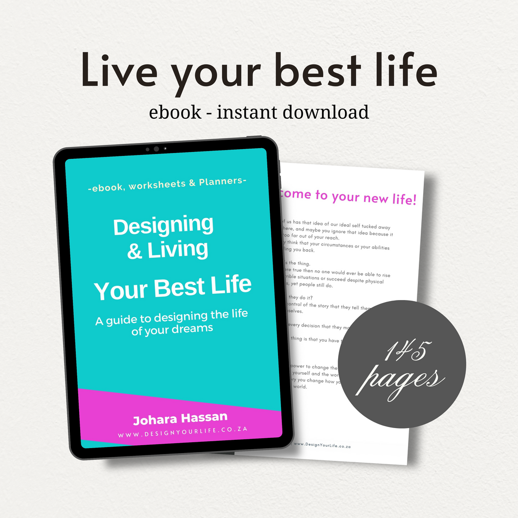 Live your Dream Life - ebook, worksheets & printables