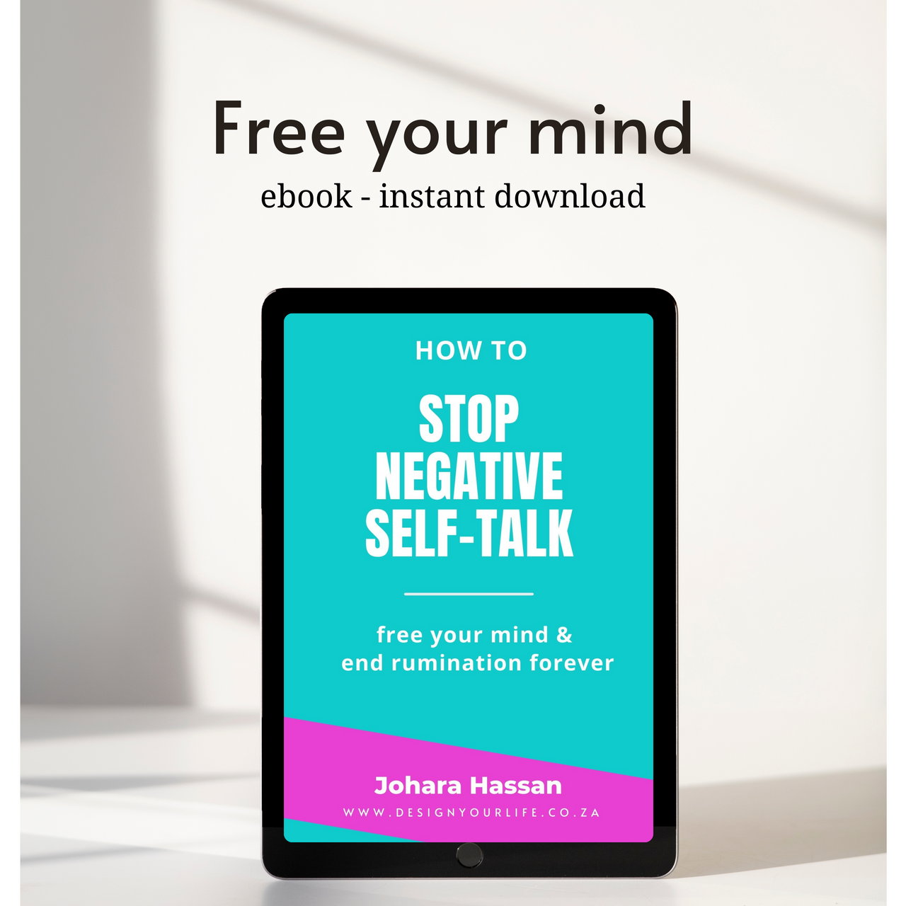 Stop Negative Self-Talk and Rumination - ebook & worksheets