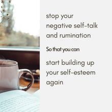 Load image into Gallery viewer, Stop Negative Self-Talk and Rumination - ebook &amp; worksheets
